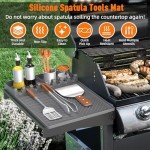 Silicone Grill Mat for Blackstone - Gray
