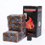 Coconut Charcoal Cubes for BBQ Grilling - 96 Pack