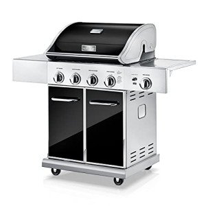 NutriChef 5-Burner Portable Propane Gas Grill