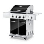 NutriChef 5-Burner Portable Propane Gas Grill