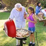 Giantex 1600W Portable Electric BBQ Grill, Red