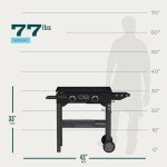 Charbroil 28" Propane Gas Griddle with Cart