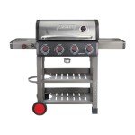 Coleman 4-Burner Propane Grill with Side Burner