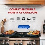 Reversible Cast Iron Griddle for Grilling & Baking