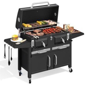 MELLCOM 36” Extra Large Charcoal BBQ Grill
