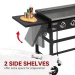 Royal Gourmet 4-Burner Propane Gas Grill Griddle