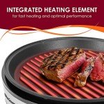 Elite Gourmet 12" Smokeless Indoor Electric Grill