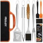 Heavy Duty 8-Piece BBQ Grill Tools Set