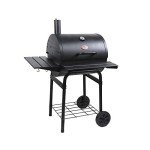 Char-Griller Wrangler Charcoal Grill with Shelves