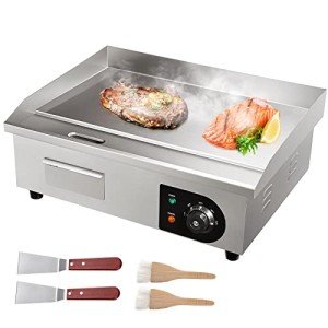VEVOR 22" Electric Griddle - Stainless Steel Grill