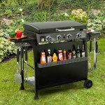Royal Gourmet 4-Burner Propane Gas Griddle