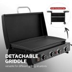 Royal Gourmet 4-Burner Propane Gas Griddle