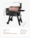 VEVOR 8-in-1 Wood Pellet Grill & Smoker