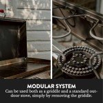 GasOne 2-Burner Propane Griddle with Wheels