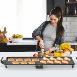 COSTWAY 39.5” Electric Teppanyaki Grill with Nonstick Surfaces