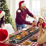 COSTWAY 39.5” Electric Teppanyaki Grill with Nonstick Surfaces