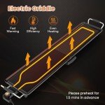 COSTWAY 39.5” Electric Teppanyaki Grill with Nonstick Surfaces