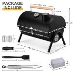 Joyfair Portable Charcoal Grill Set for Outdoor BBQ