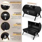 Joyfair Portable Charcoal Grill Set for Outdoor BBQ