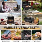 Joyfair Portable Charcoal Grill Set for Outdoor BBQ
