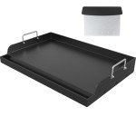 25" Nonstick Cast Iron Griddle for Gas Grills