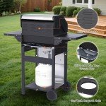 3-Burner Propane Gas Grill with Even Heat Distribution