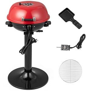 COSTWAY Portable Electric BBQ Grill for Outdoor Cooking
