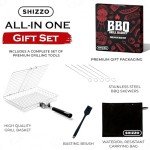 Stainless Steel BBQ Grill Basket with Handle