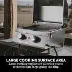 Portable 16-Inch Stainless Steel Propane Grill
