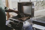 Portable 16-Inch Stainless Steel Propane Grill