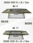 Charmline 14x9 Inch Compact Charcoal Grill