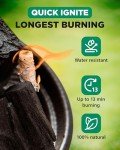 Natural Fire Starters for Grills & Campfires - 54 Pack