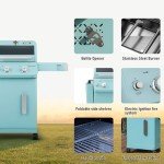 Monument 2-Burner Stainless Steel Gas Grill with Cover