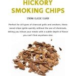 Hickory Wood Chips for Smoking - 2lbs