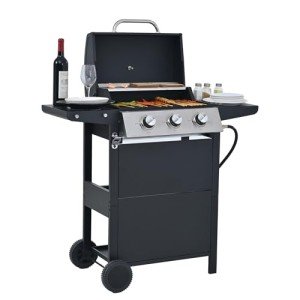 3-Burner Stainless Steel Gas BBQ Grill
