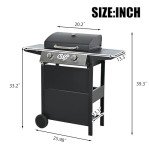 3-Burner Stainless Steel Gas BBQ Grill