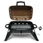 Portable GasOne Tabletop Propane Grill - Tan Brown