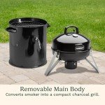 Cuisinart Vertical Charcoal Smoker - Black