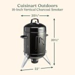 Cuisinart Vertical Charcoal Smoker - Black