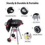 18-Inch Charcoal Grill with Waterproof Cover