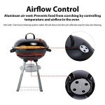 18-Inch Charcoal Grill with Waterproof Cover