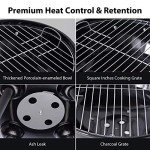 18-Inch Charcoal Grill with Waterproof Cover
