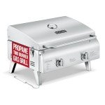 Stainless Steel Gas Grill with Dual Burners