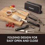 Cuisinart 4-Piece Folding Grill Tool Set
