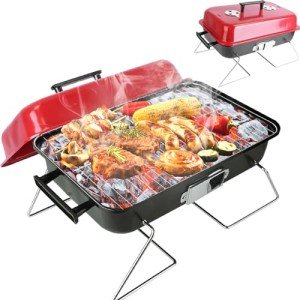 iMounTEK Portable Charcoal Tabletop BBQ Grill