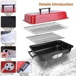 iMounTEK Portable Charcoal Tabletop BBQ Grill