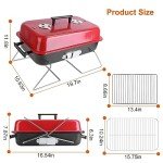 iMounTEK Portable Charcoal Tabletop BBQ Grill