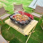 iMounTEK Portable Charcoal Tabletop BBQ Grill