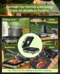 Saker Portable 2-Burner Camping Grill Stove