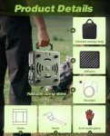 Saker Portable 2-Burner Camping Grill Stove
